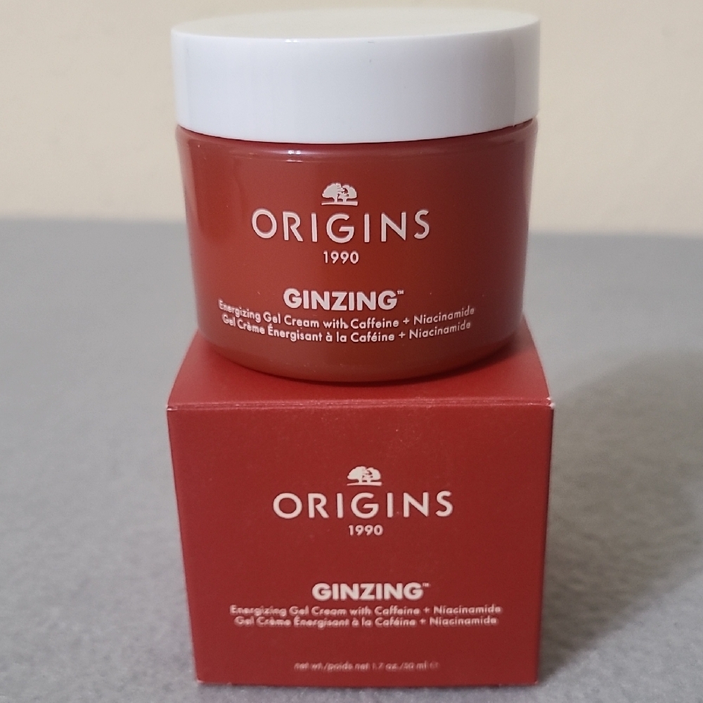 Origins Ginzing Energizing Gel Cream With Caffeine + Niacinamide 1.7oz/50ml NIB